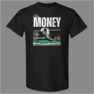 Big Business Hustle Logo Streetwear Minimal Graphic T-Shirt